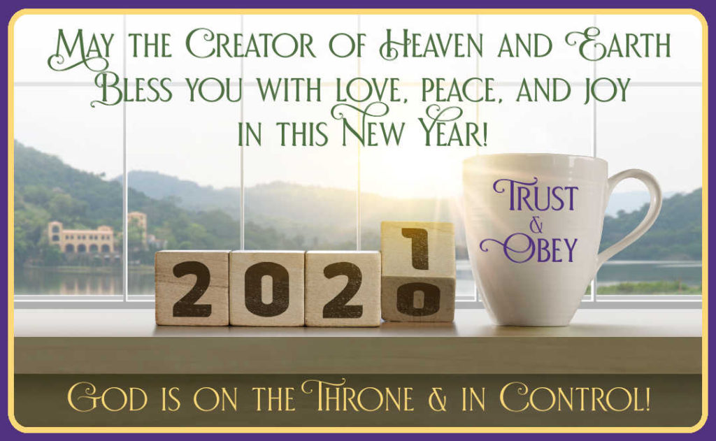 2020 turning to 2021 and Blessings for Love Peace and Joy from Caryl McAdoo